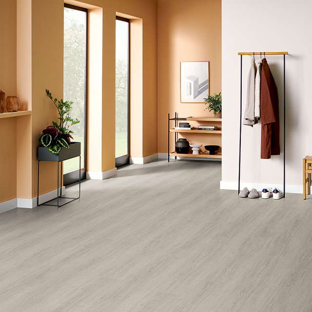 Egger Pro Aqua Light Grey Victoria Oak Laminate Flooring | 8mm
