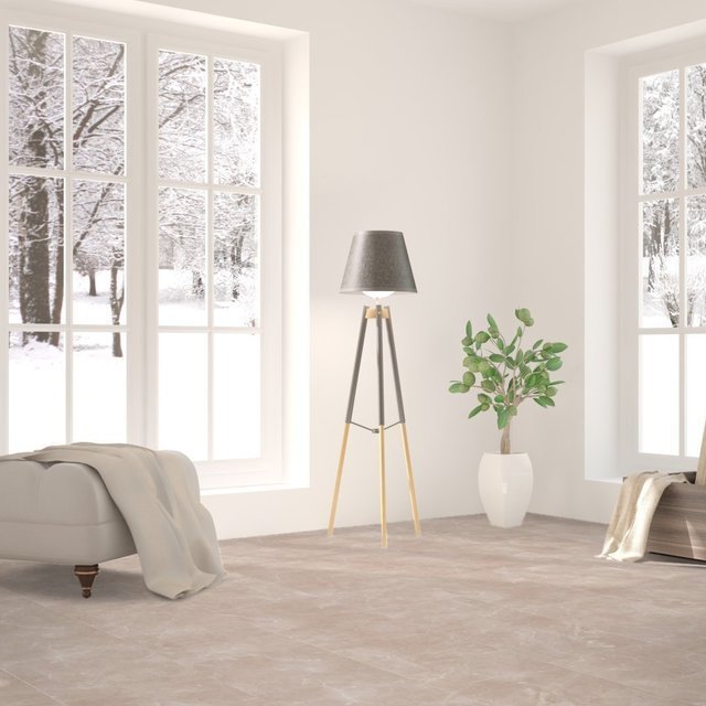 Falquon High Gloss Botticino Classico Light Laminate Tile 8mm