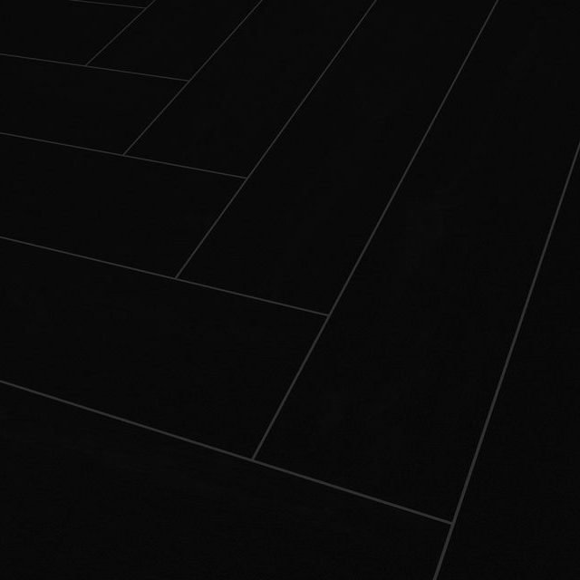  SPC Vinyl Flooring Herringbone Black 6mm