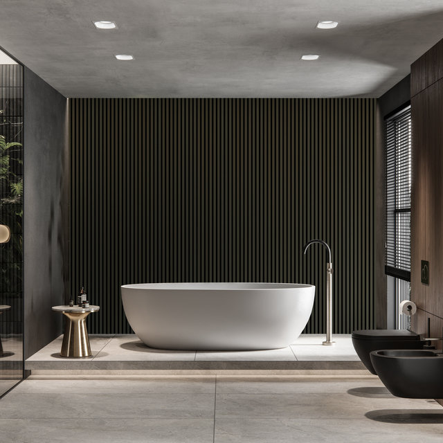 Bronze Aluminium Acoustic Wall Panel 17mm