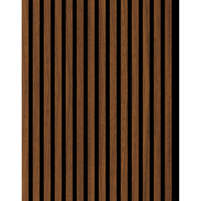 Acoustic Wall Panels Walnut Veneered Lacquered 19mm