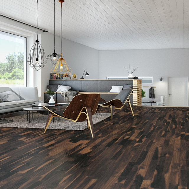 Junckers Solid Black Oak Variation Solid Wood Flooring 14mm X 129mm X 1830mm