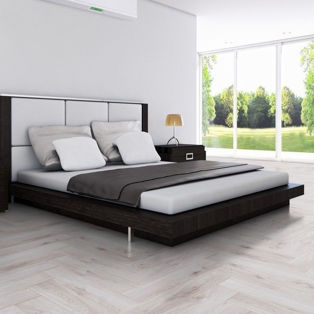 Kronotex Bordeaux Oak Herringbone Laminate Flooring 8mm