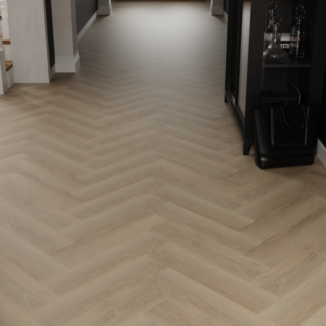 Republic No Cap Herringbone Spc Flooring 7mm