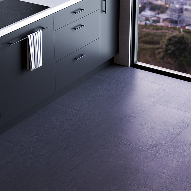Republic Silver Grey Slate Spc Flooring 5.5mm